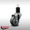Service Caster 3'' SS Gray Poly Wheel Swivel 1-3/4'' Expanding Stem Caster SCC-SSEX20S314-PPUB-134 - alternate 3
